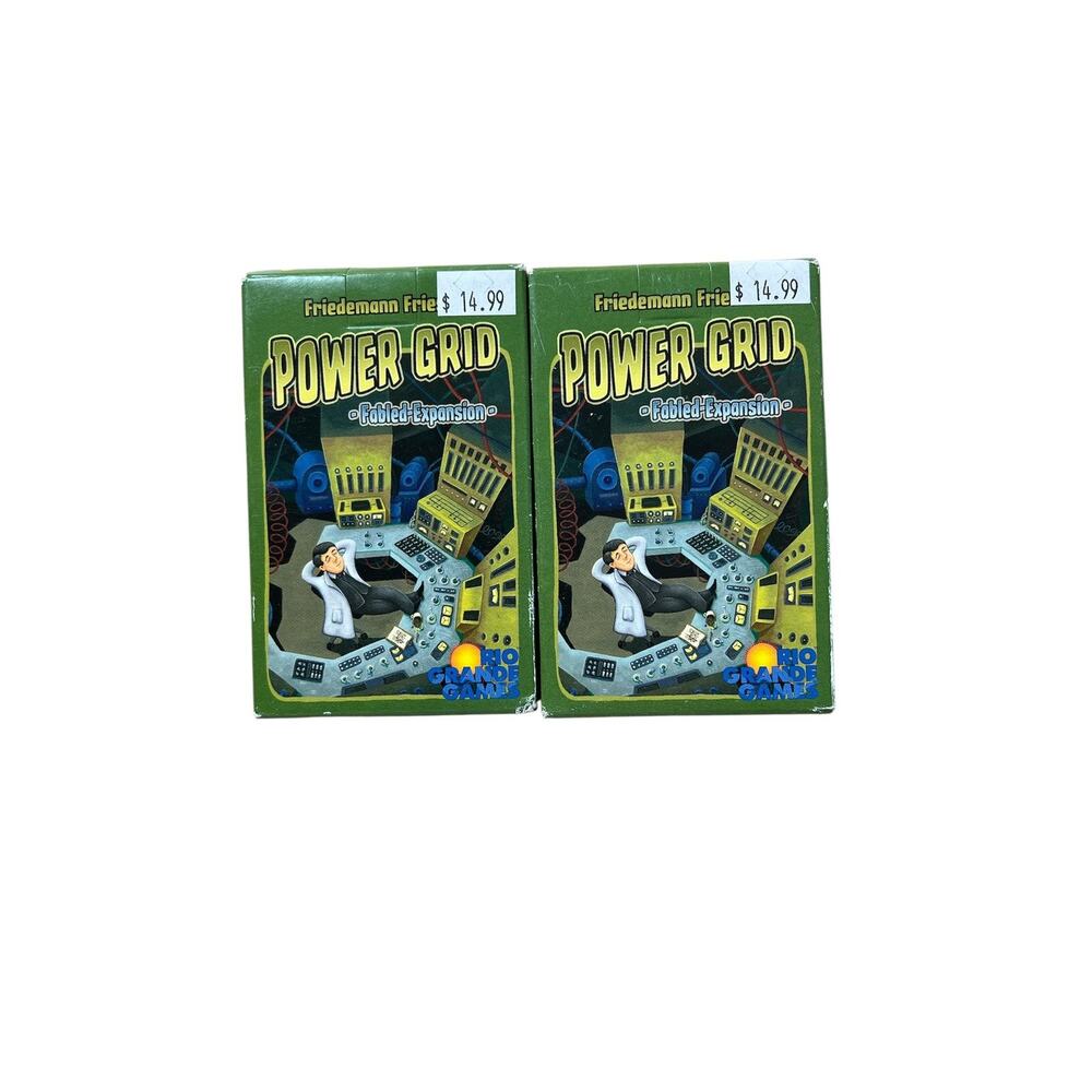 Power Grid Fabled Expansion Board Game Rio Grande Strategy Extension 2-6 13+